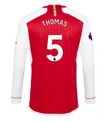 Arsenal Thomas Partey #5 Hjemmebanetrøje 2023-24 Lange ærmer